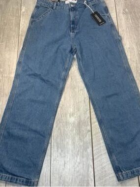 refuge denim women’s carpenter high rise wide leg jeans Nwt size 11